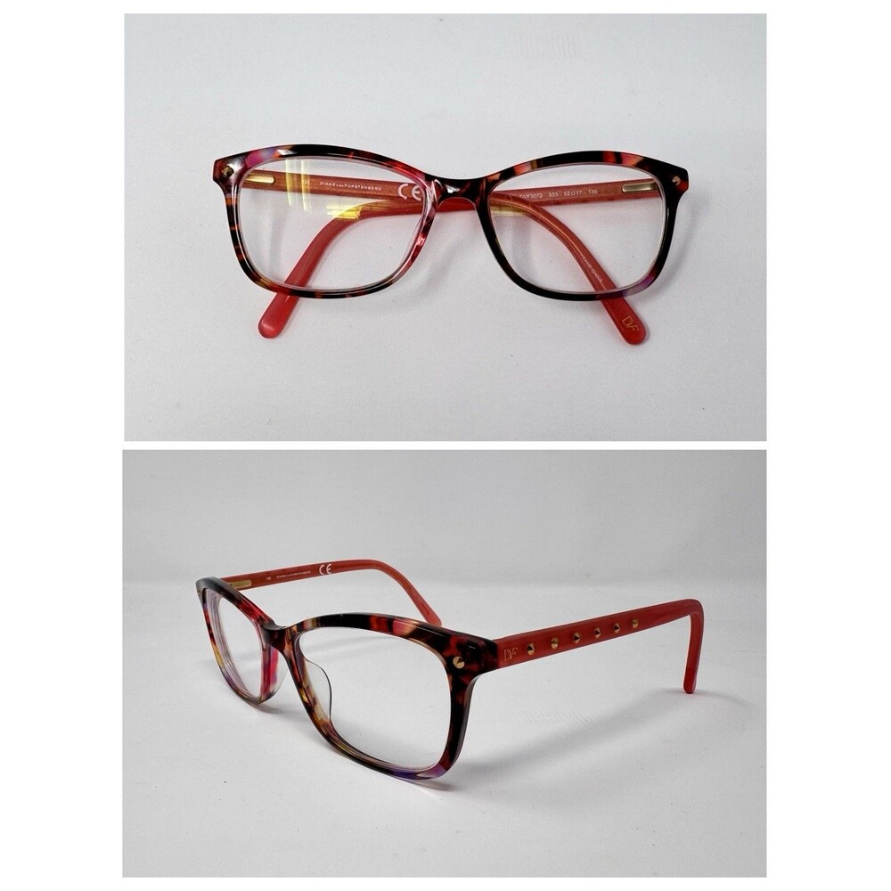Diane von Furstenberg DVF5073 Eyeglass Frames Only Tortoise 533 52-17-135